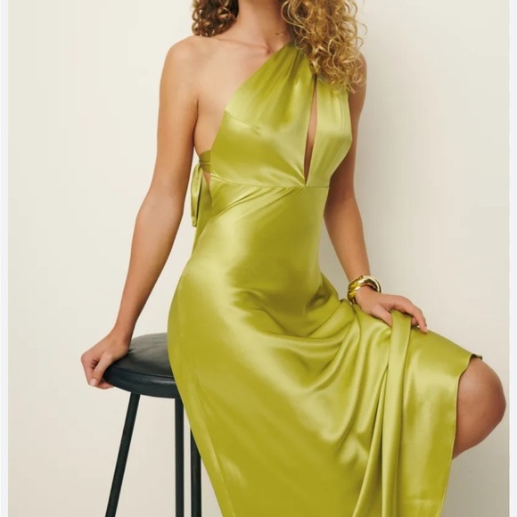 NWT Reformation Dasha Silk Dress - Picture 4 of 14